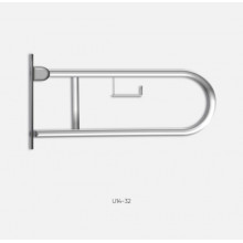 Kranik поручень откидной U14-32-60 с перекладиной и держателем для туалетной бумаги
