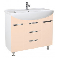Тумба с раковиной Bellezza Альфа 90 бежевая