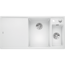Кухонная мойка Blanco Axia III 6 S доска стекло чаша справа, белый