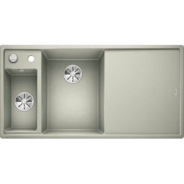 Кухонная мойка Blanco Axia III 6 S доска стекло чаша слева, жемчужный