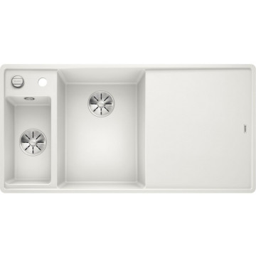 Кухонная мойка Blanco Axia III 6 S-F доска ясень чаша слева, белый
