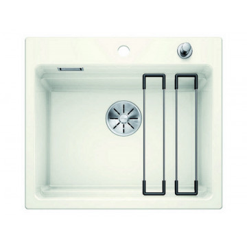 Кухонная мойка Blanco Etagon 6 Ceramic PuraPlus глянцевый, белый