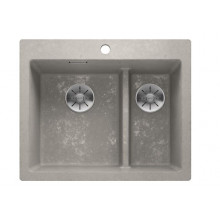 Кухонная мойка Blanco Pleon 6 Split, бетон