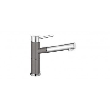 Смеситель Blanco Alta-S Compact Silgranit, темная скала