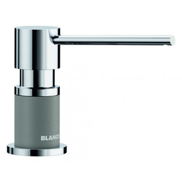 Дозатор для жидкого мыла Blanco Lato Silgranit, алюметаллик 525811