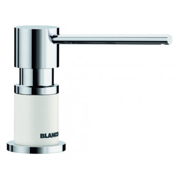 Дозатор для жидкого мыла Blanco Lato Silgranit, белый 525814
