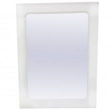 Зеркало 1MarKa Прованс 65 Белый глянец