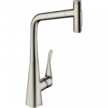 Смеситель для кухни Hansgrohe Metris Select M71 73816800 сталь