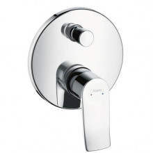 Смеситель Hansgrohe Metris 31487000 для ванны, со встроенной защитной комбинацией