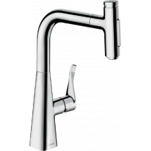 Смеситель для кухни Hansgrohe Metris Select M71 73822000 Хром
