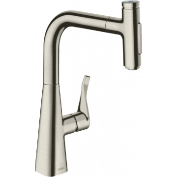 Смеситель для кухни Hansgrohe Metris Select M71 73822000 Нержавеющая сталь