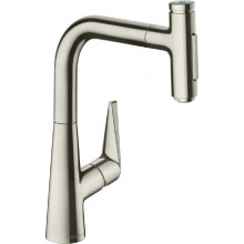 Смеситель для кухни Hansgrohe Talis Select M51 73868800 сталь