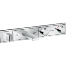 Смеситель для ванны и душа Hansgrohe RainSelect 15359000, 2 потребителя, термостатический, хром