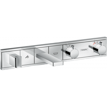 Смеситель для ванны и душа Hansgrohe RainSelect 15359000, 2 потребителя, термостатический, хром