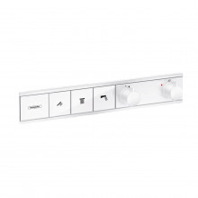 Смеситель для душа Hansgrohe RainSelect 15381700, 3 потребителя, термостатический, белый матовый