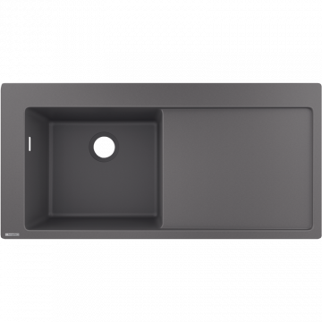 Мойка для кухни Hansgrohe S5110-F450 43330290 серый камень
