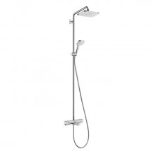 Душевая система Hansgrohe Croma E 27687000 Showerpipe 280 1jet c термостатом и изливом, хром