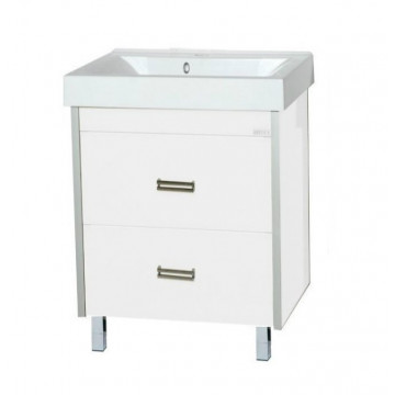 Тумба Misty Джулия Qvatro 65 с 2 ящиками белая White