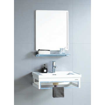 Комплект мебели для ванной River Laura 705 BU 10000003947 белый/голубой