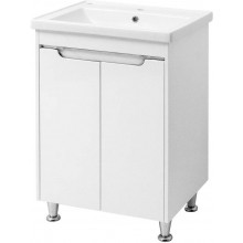 Тумба напольная Cerutti SPA Эмилия white 60 с умывальником Кантэ 60