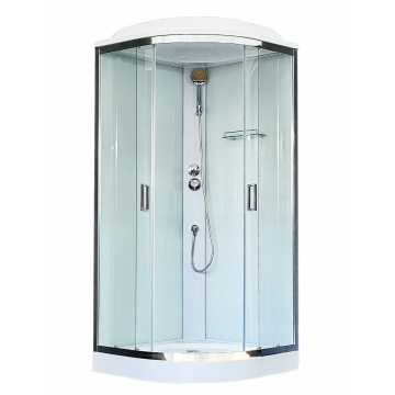Душевая кабина Royal Bath RB 90HK5-WT-CH (белое/прозрачное)