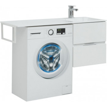 Тумба с раковиной Aquanet Алвита 120 R 243726 Белый
