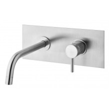 Смеситель для раковины Paffoni Light LIG101ST/M сталь