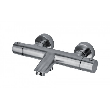 Смеситель для ванны Paffoni Light LIQ022ST сталь