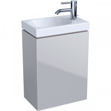 Тумба подвесная Geberit Acanto 40 500.607.JL.2, песчаный глянец / глянцевое стекло