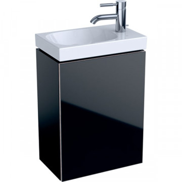 Тумба подвесная Geberit Acanto 40 500.607.16.1 черный / глянцевое стекло