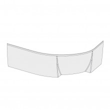 Передняя панель для ванны Ravak Asymmetric P 160 + крепеж CZ47100000 R/L