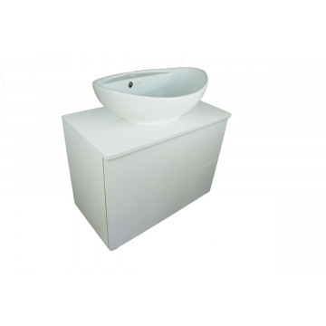 Тумба с раковиной Orange Otto Ot-75TuMDF+G60 белый