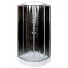 Душевая кабина Deto L 801 с электрикой BLACK 100x100