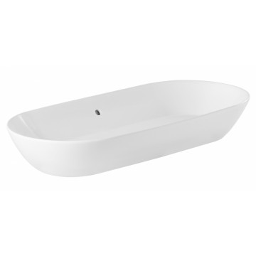 Раковина накладная 80x42 Sanindusa Sanlife 136799004 белый