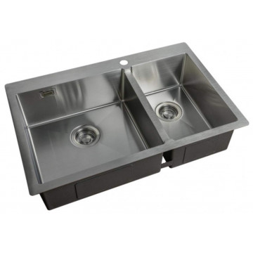 Мойка для кухни Zorg ZL R 780-2-510-L матовая нержавеющая сталь