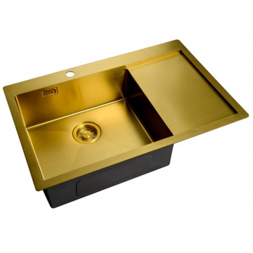 Мойка для кухни Zorg ZL R 780510-L BRONZE бронза