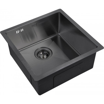Мойка для кухни Zorg PVD 4444 GRAFIT графит