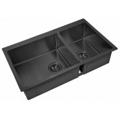 Мойка для кухни Zorg PVD 78-2-51-L GRAFIT графит