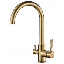 Смеситель для кухни Zorg SH 713 BRONZE бронза
