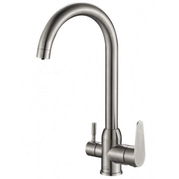 Смеситель для кухни Zorg SH 723 INOX нержавеющая сталь