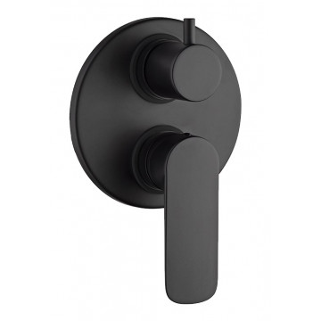 Смеситель для душа Paini Nove 09PZ6911 чёрный матовый PVD