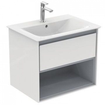 Тумба под раковину Ideal Standard Connect Air E0826KN 60 бело-серый