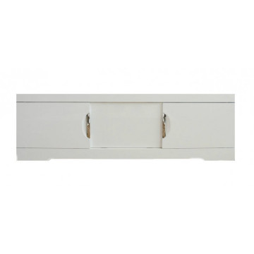 Экран для ванны раздвижной Style Line Глен 1700 белый глянец СС-00000507