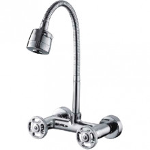 Смеситель для кухни Ledeme L4689-3 хром