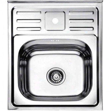 Мойка из нержавеющей стали накладная Ledeme L95060-6