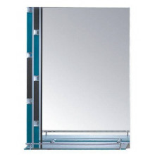 Зеркало для ванны Ledeme L620-1 голубой/черный