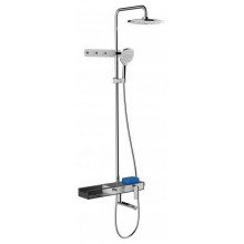 Душевая стойка Gappo G2468 черный/белый/хром