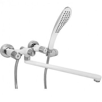 Смеситель для ванны Gappo Stella G2249 белый/хром
