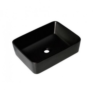 Раковина накладная Gappo GT403-8 48*37 чёрный