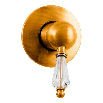 Смеситель для душа Caprigo Adria Swarovski 01-050-oro золото
